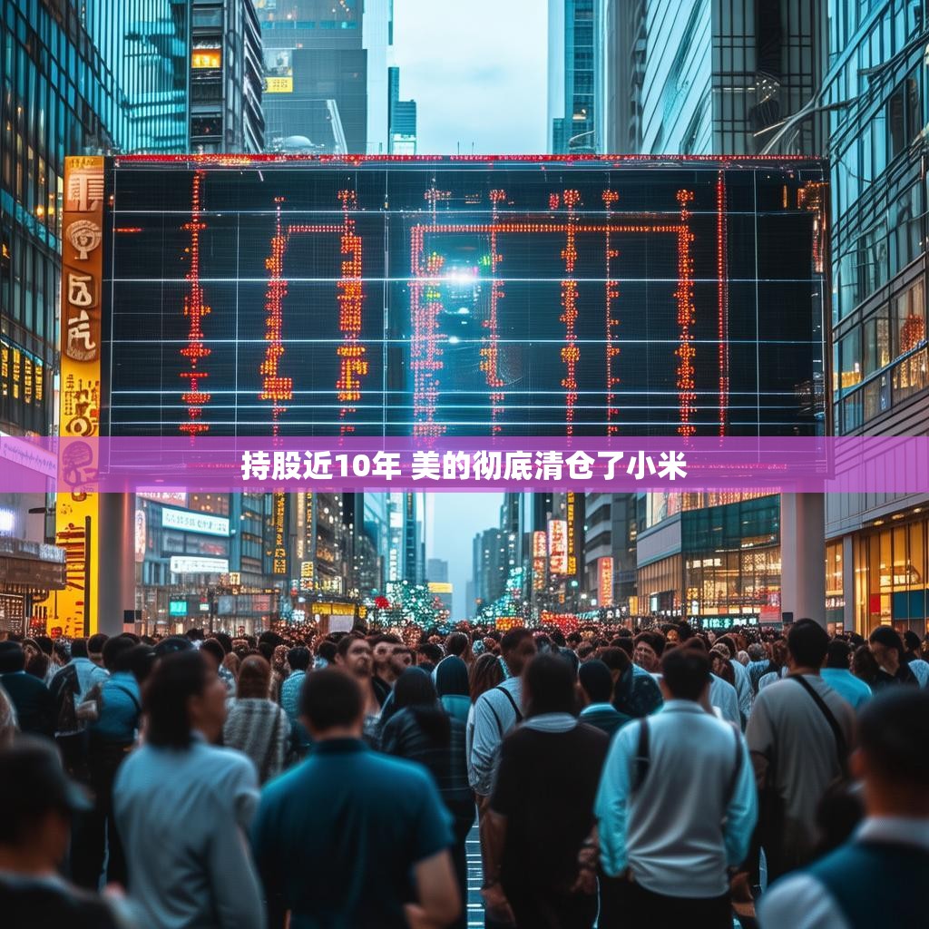 美的彻底清仓小米股份的决策过程