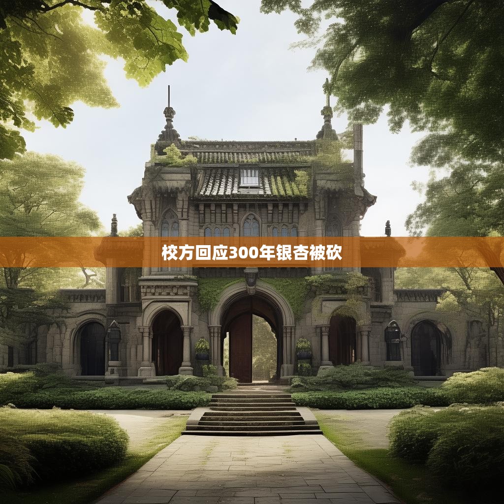 校方回应300年银杏被砍
