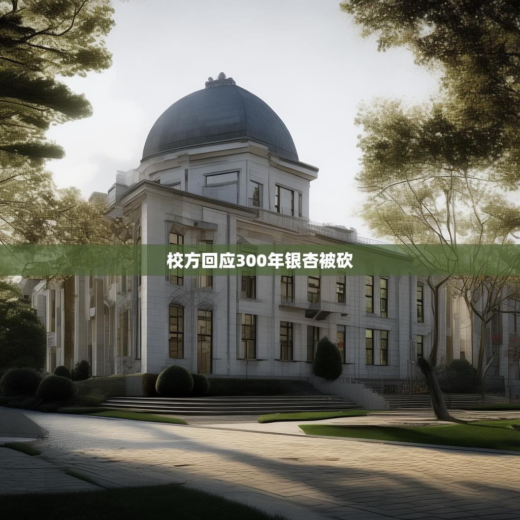 校方回应300年银杏被砍