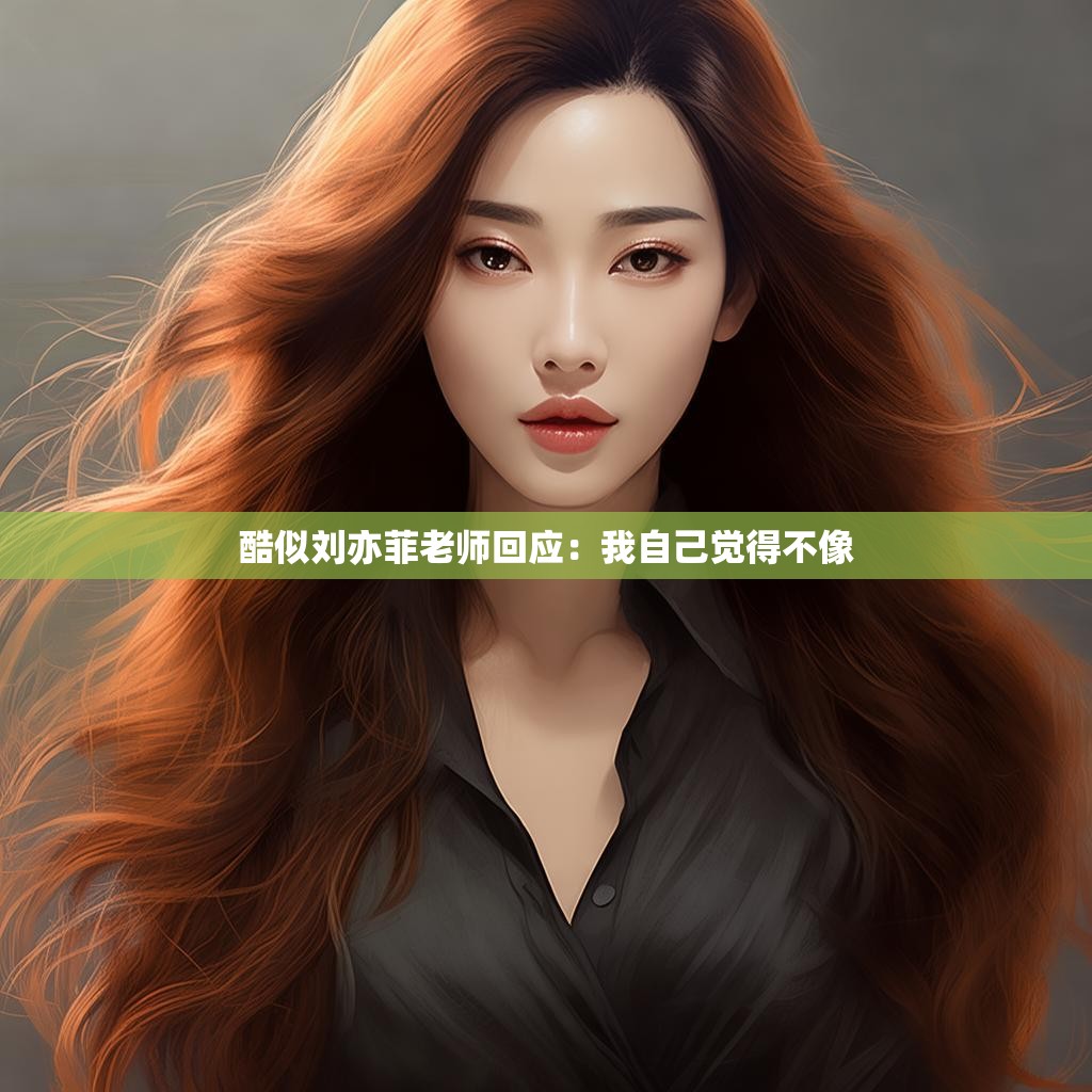 酷似刘亦菲老师回应：我自己觉得不像