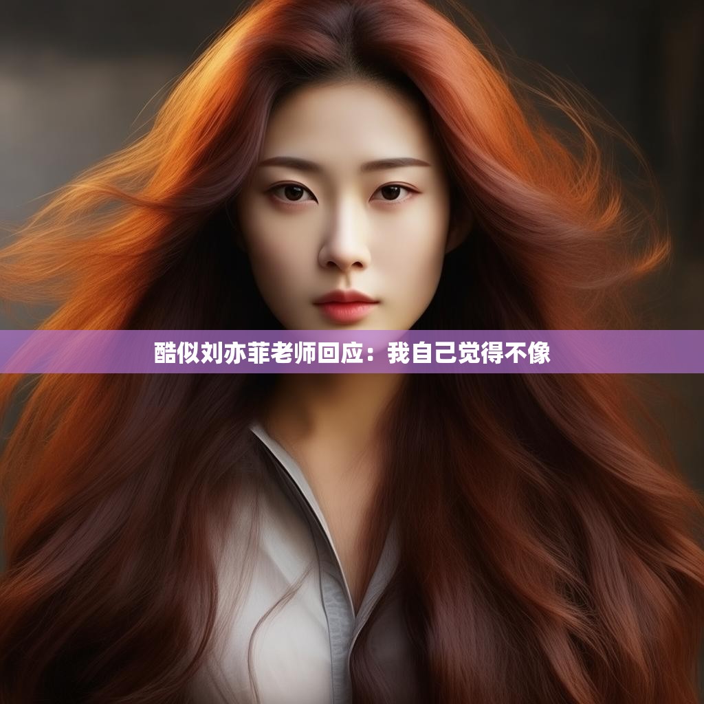 酷似刘亦菲老师回应：我自己觉得不像