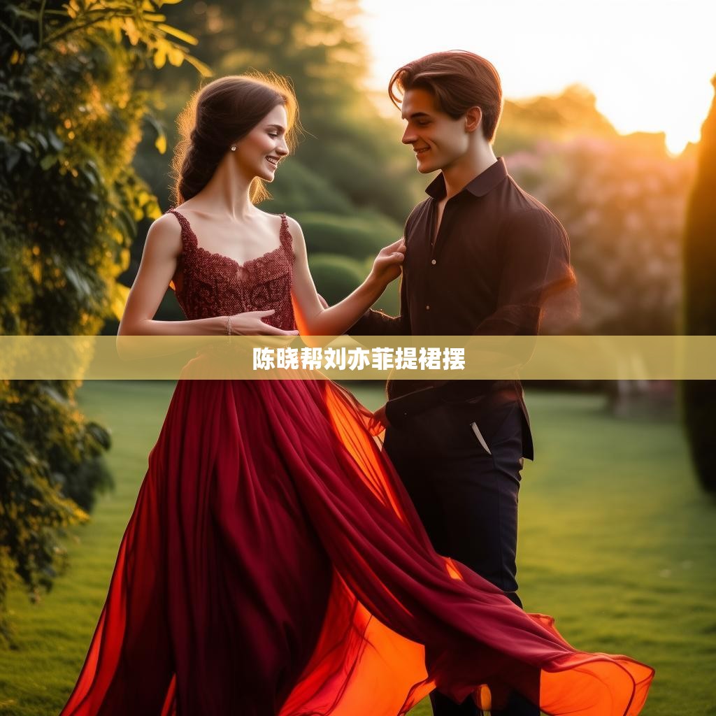 陈晓帮刘亦菲提裙摆