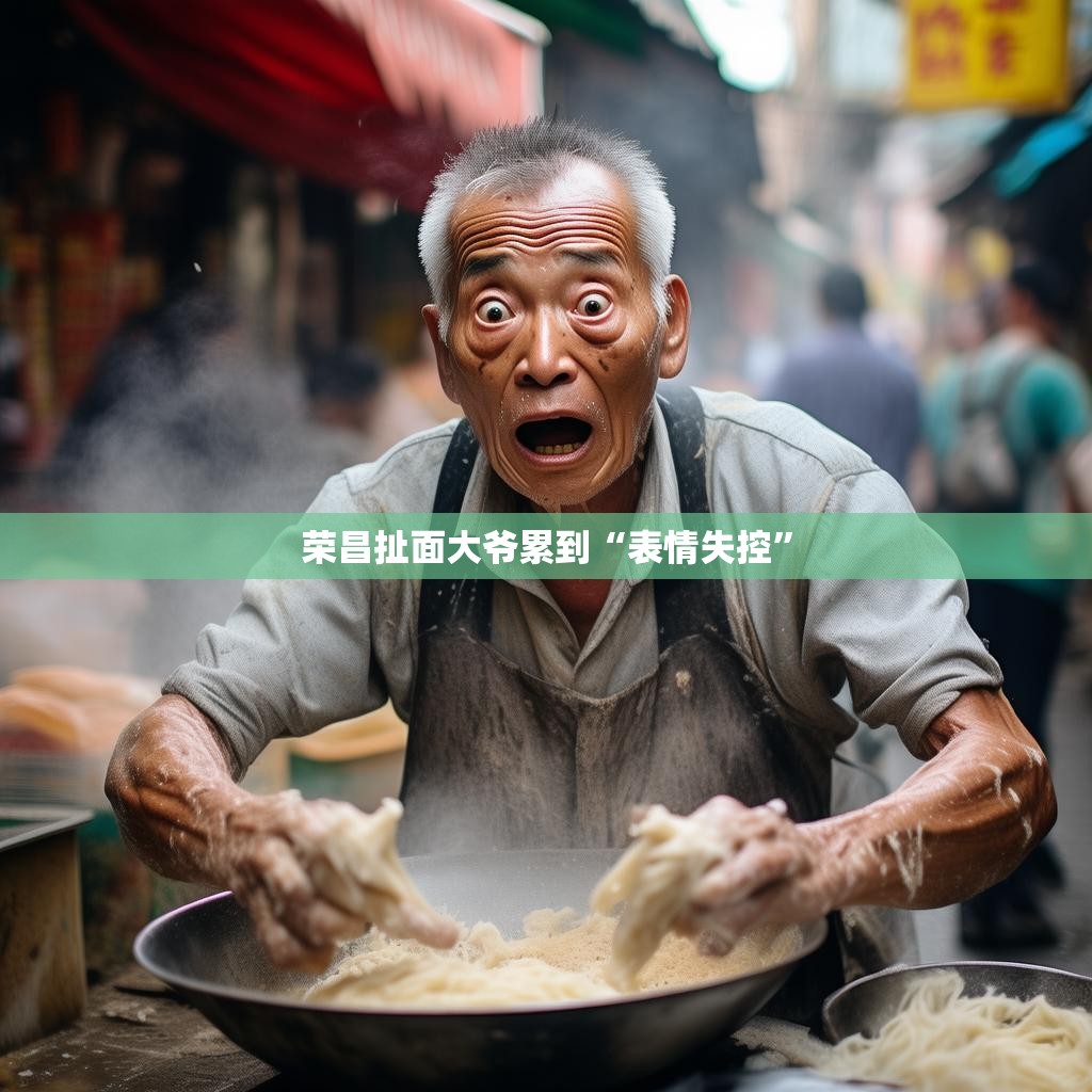 荣昌扯面大爷累到“表情失控”