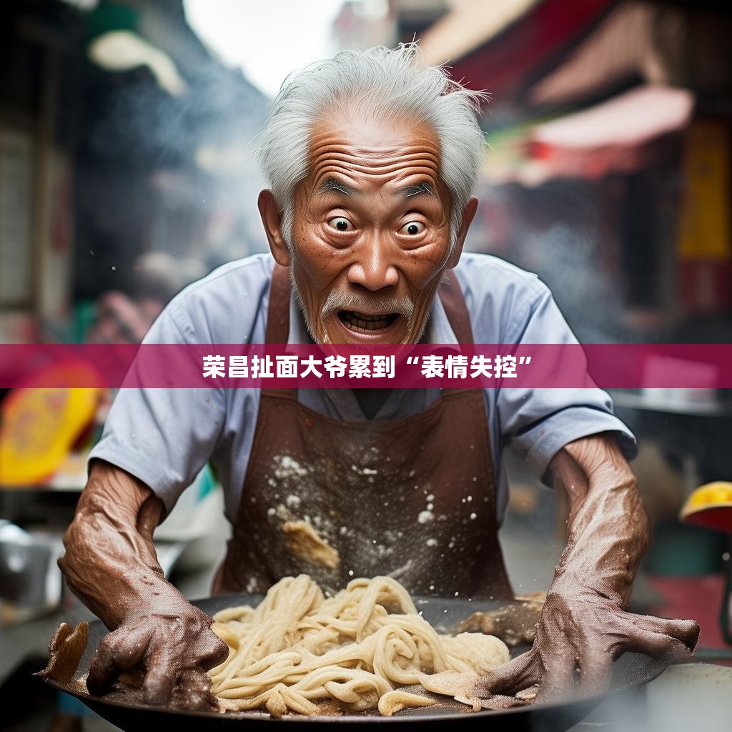 荣昌扯面大爷累到“表情失控”