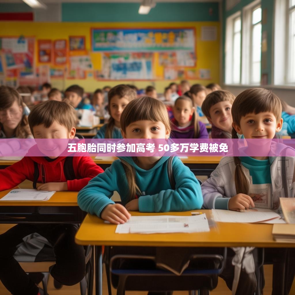 五胞胎同时参加高考 50多万学费被免 五胞胎同时参加高考 50多万学费被免