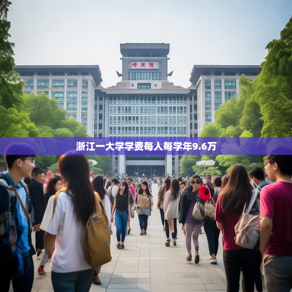 浙江一大学学费每人每学年9.6万