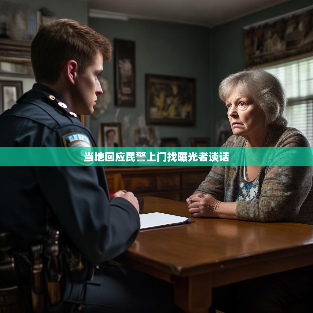 当地回应民警上门找曝光者谈话
