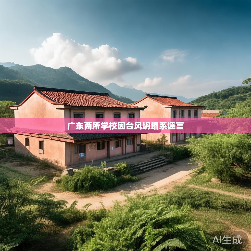 广东两所学校台风坍塌谣言辟谣