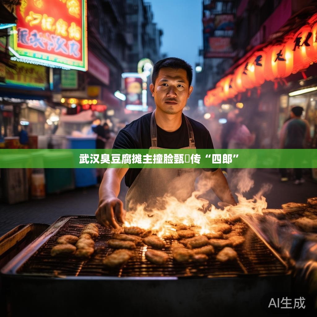 武汉臭豆腐摊主与甄嬛传‘四郎’的惊人相似