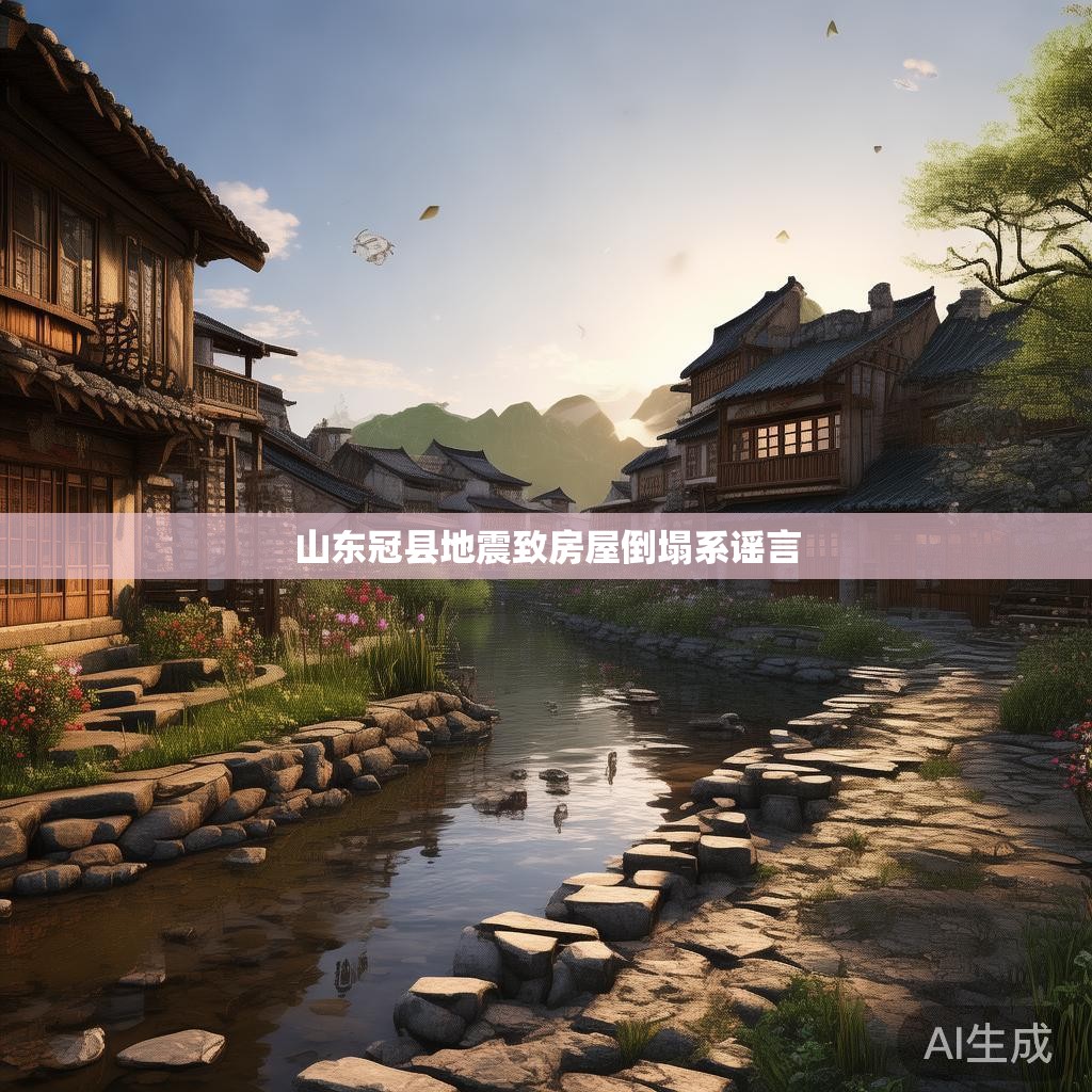 山东冠县地震致房屋倒塌系谣言