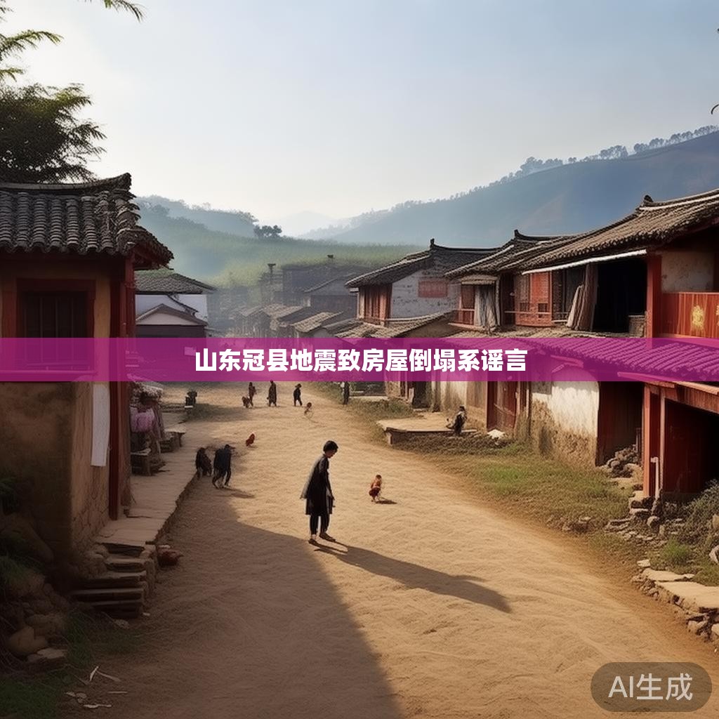 山东冠县地震致房屋倒塌系谣言