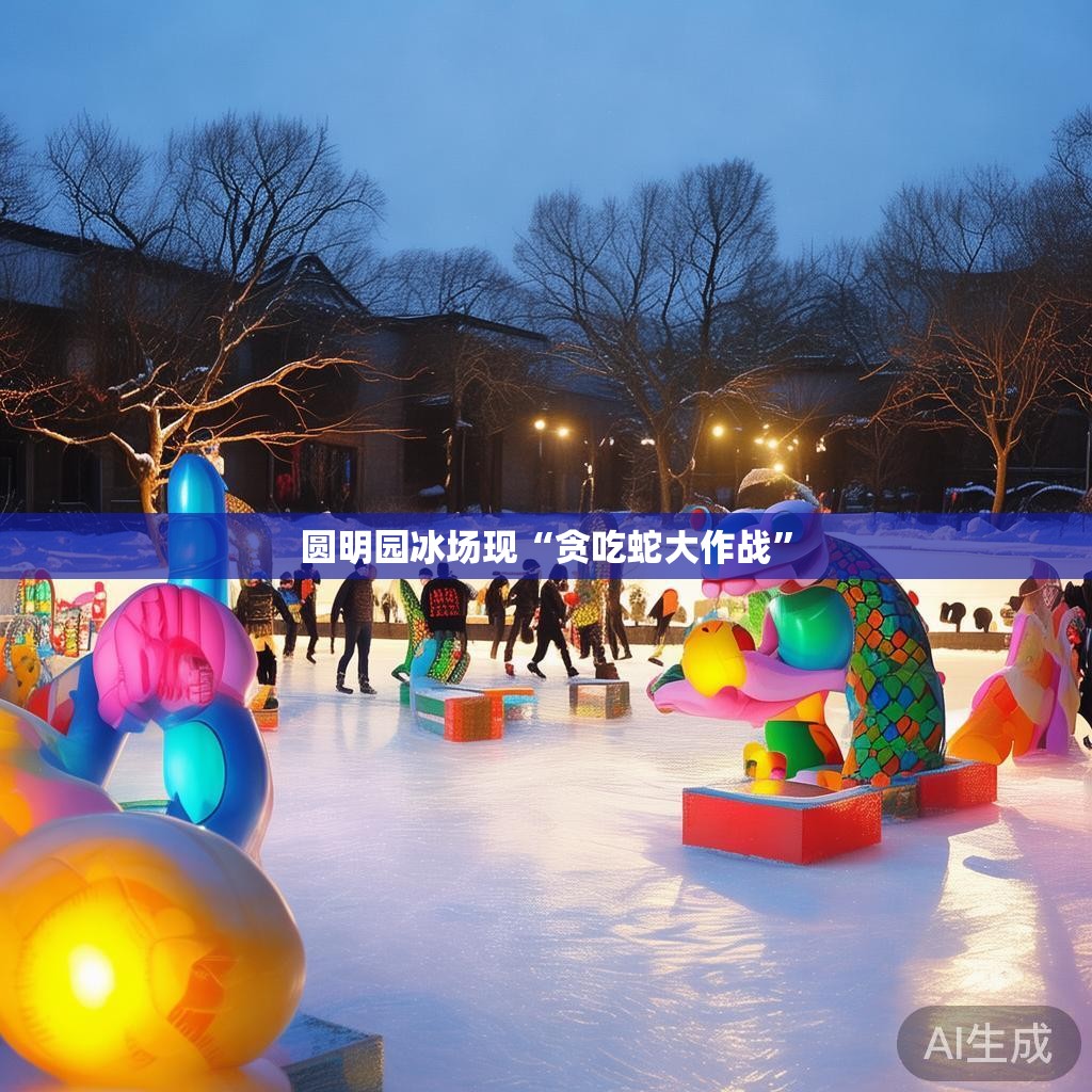 圆明园冰场现“贪吃蛇大作战” 圆明园冰场现“贪吃蛇大作战”