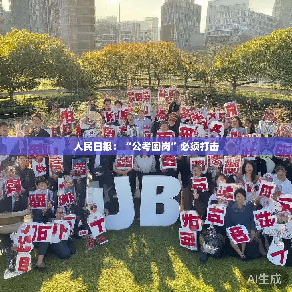 人民日报：“公考围岗”必须打击