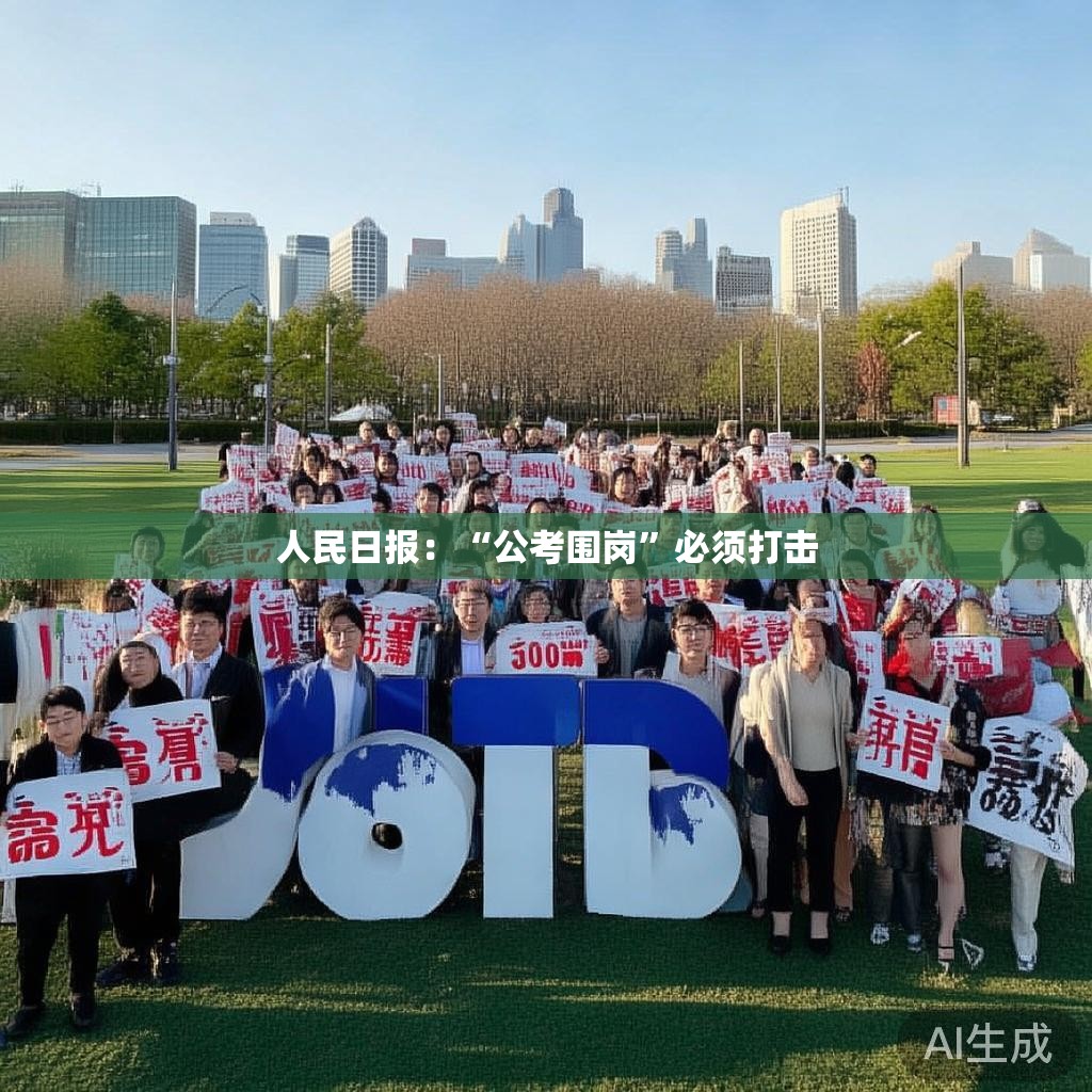 人民日报:“公考围岗”必须打击 人民日报:“公考围岗”必须打击