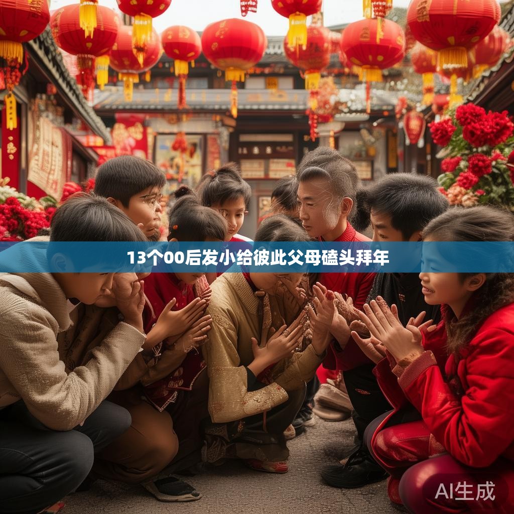 13个00后发小给彼此父母磕头拜年