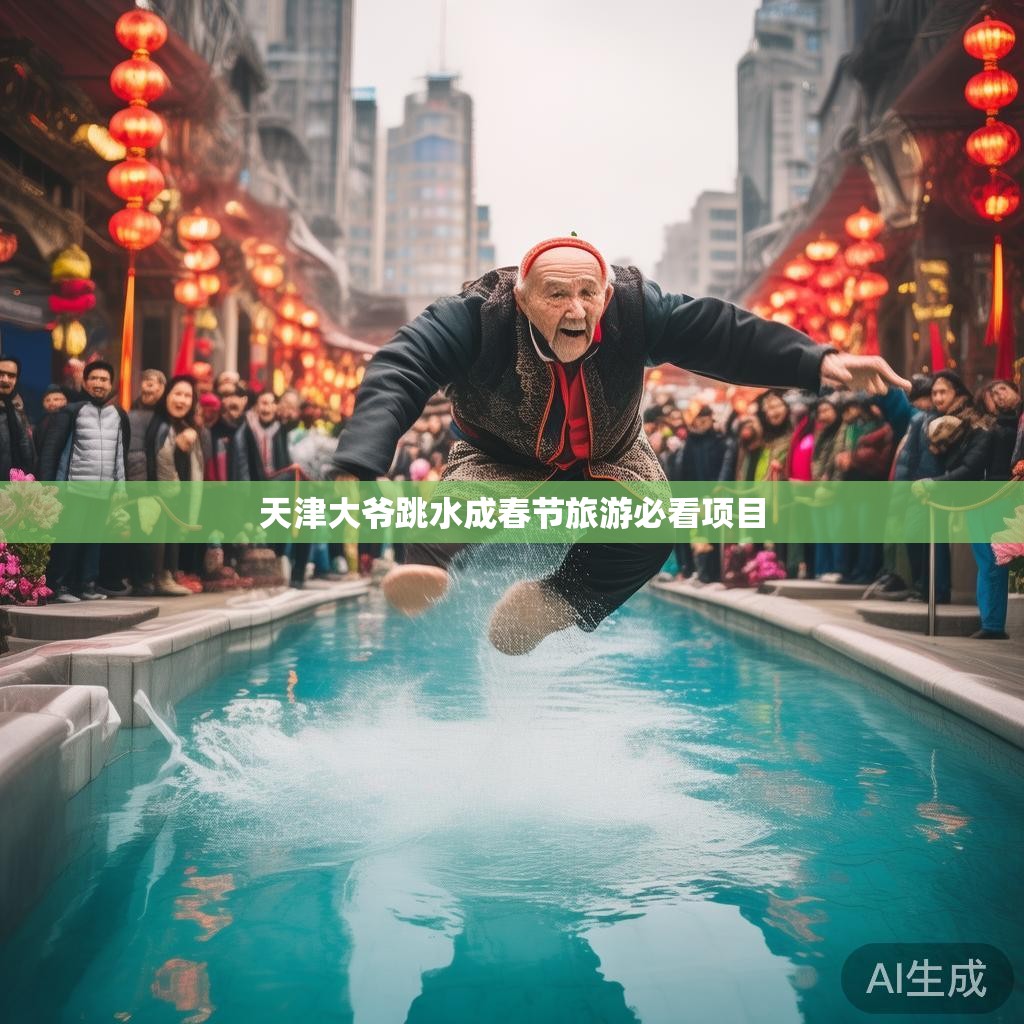 天津大爷跳水成春节旅游必看项目 天津大爷跳水成春节旅游必看项目