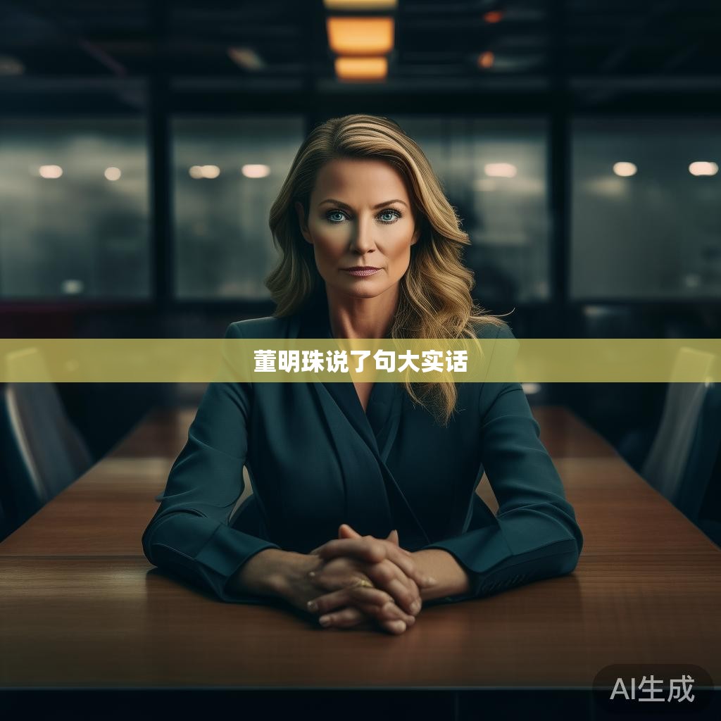 董明珠的直言不讳 董明珠的直言不讳