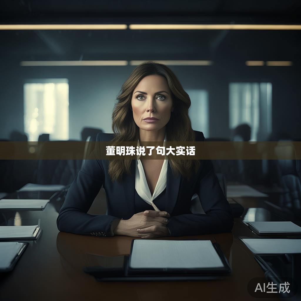 董明珠的担当与诚信 董明珠的直言不讳