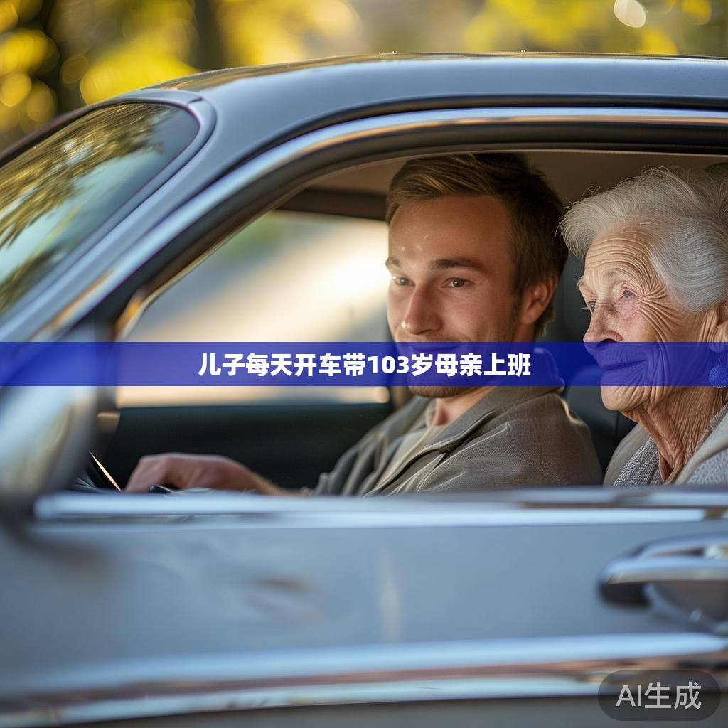 孝心无价:李明与母亲的日常 孝心之举:儿子每日驾车带百岁老母上班