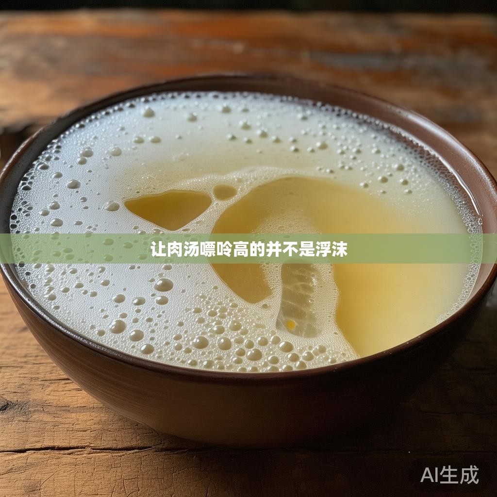 让肉汤嘌呤高的并不是浮沫 让肉汤嘌呤高的并不是浮沫