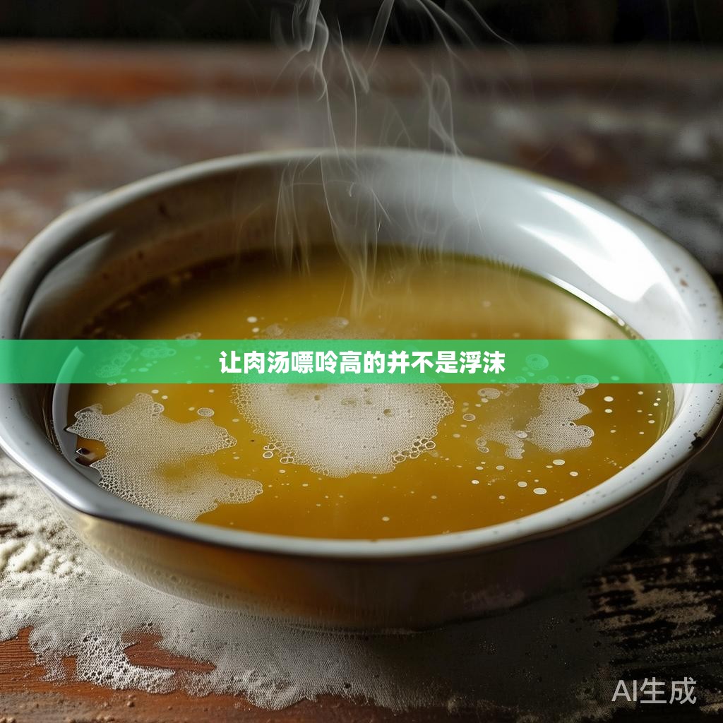 让肉汤嘌呤高的并不是浮沫 让肉汤嘌呤高的并不是浮沫