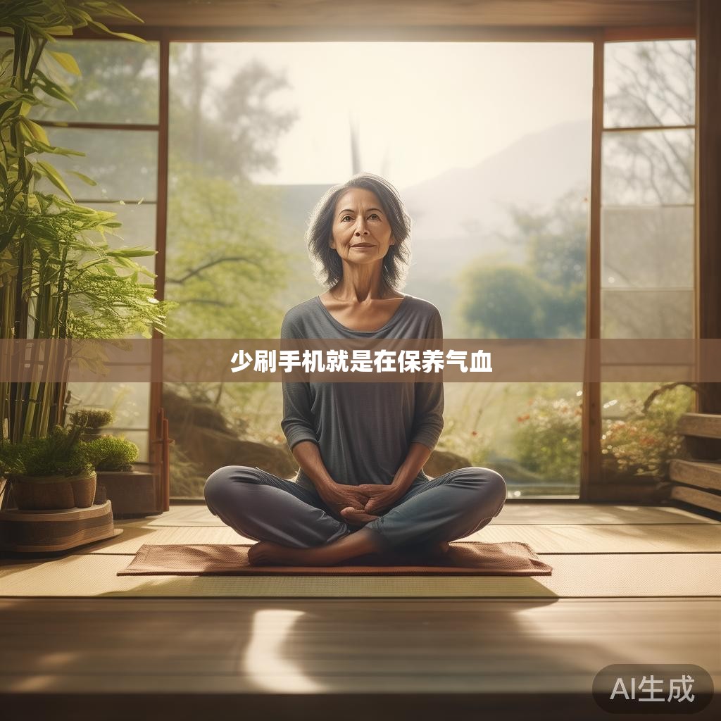 少刷手机就是在保养气血 少刷手机就是在保养气血