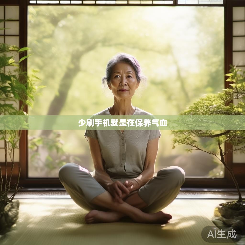 少刷手机就是在保养气血 少刷手机就是在保养气血